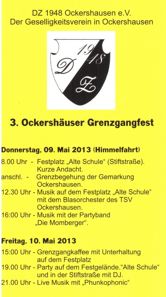 Flyer Grenzgang